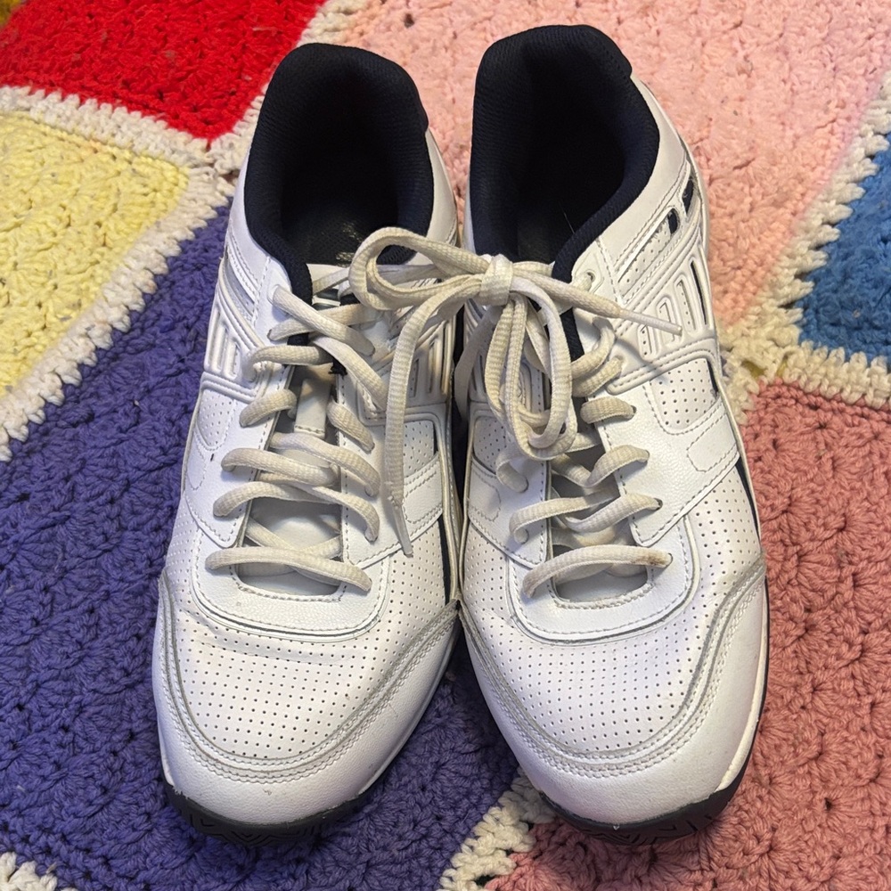 Fila White and Navy Athletic Shoes
